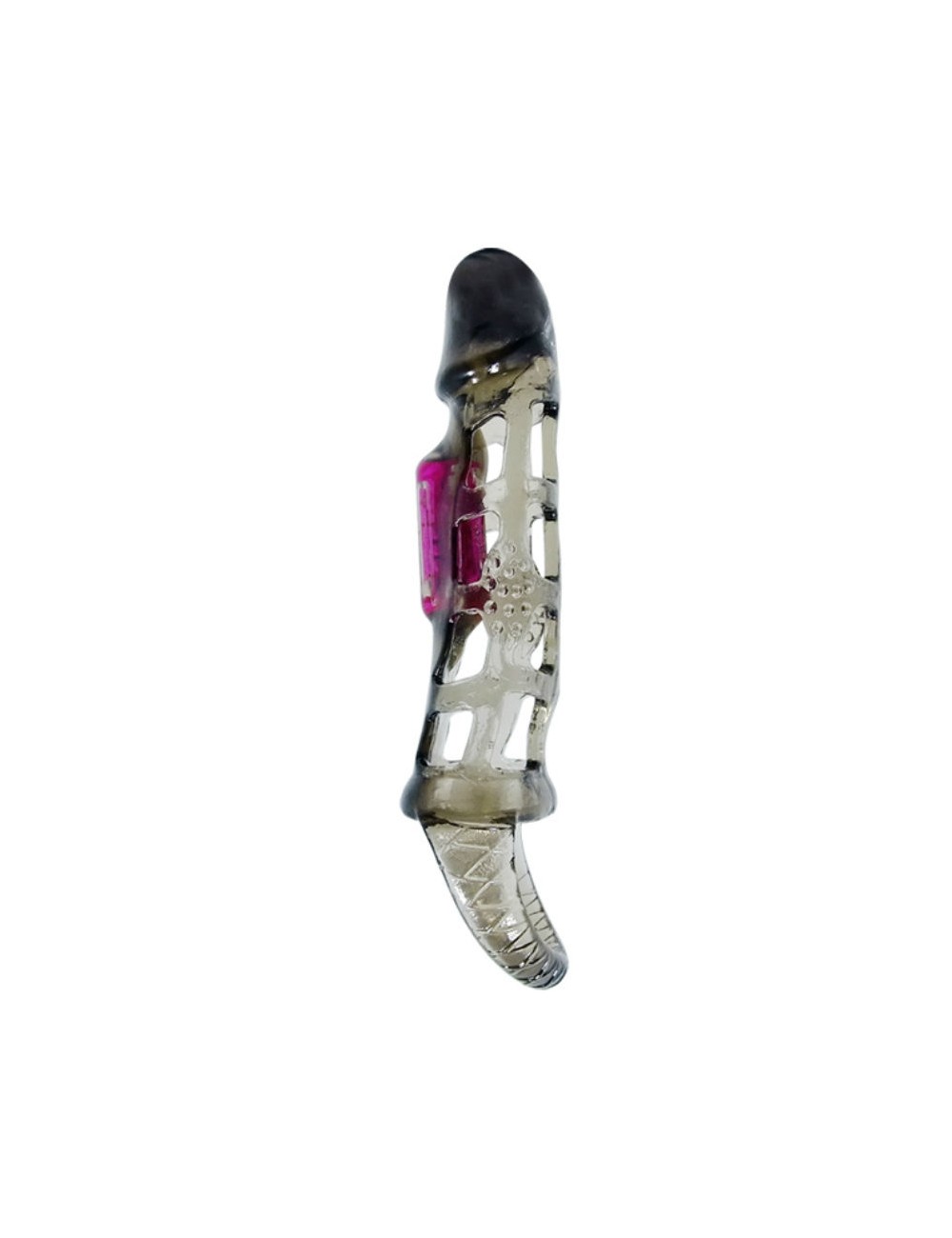 BAILE FUNDA EXTENSORA PENE CON VIBRACION Y STRAP 13.5 CM BAILE FUNDA EXTENSORA PENE CON VIBRACION Y STRAP 13.5 CM