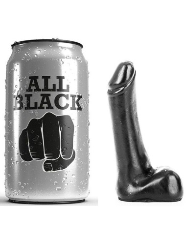 ALL BLACK DILDO 9CM