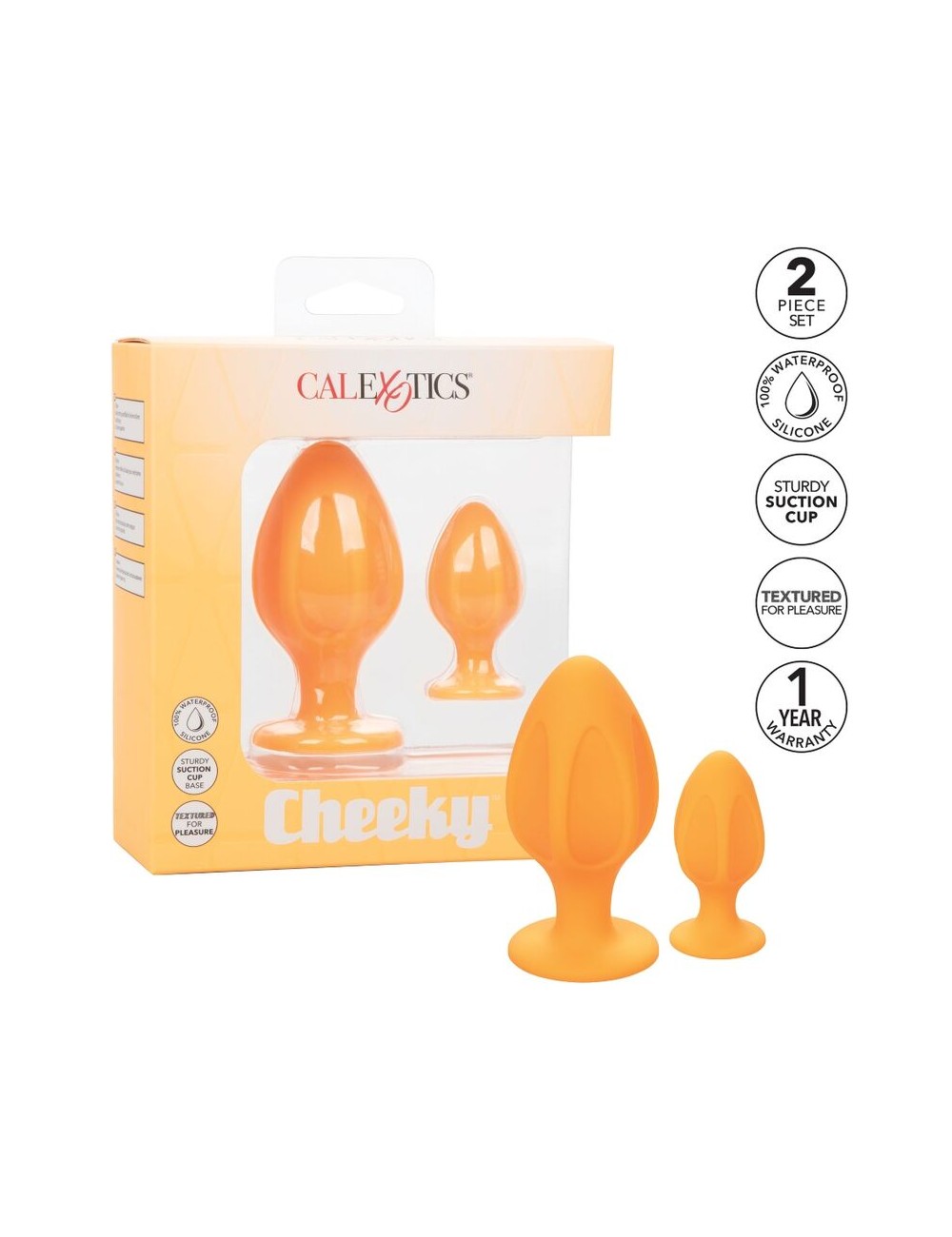CALEX CHEEKY BUTTPLUG - LARANJA
