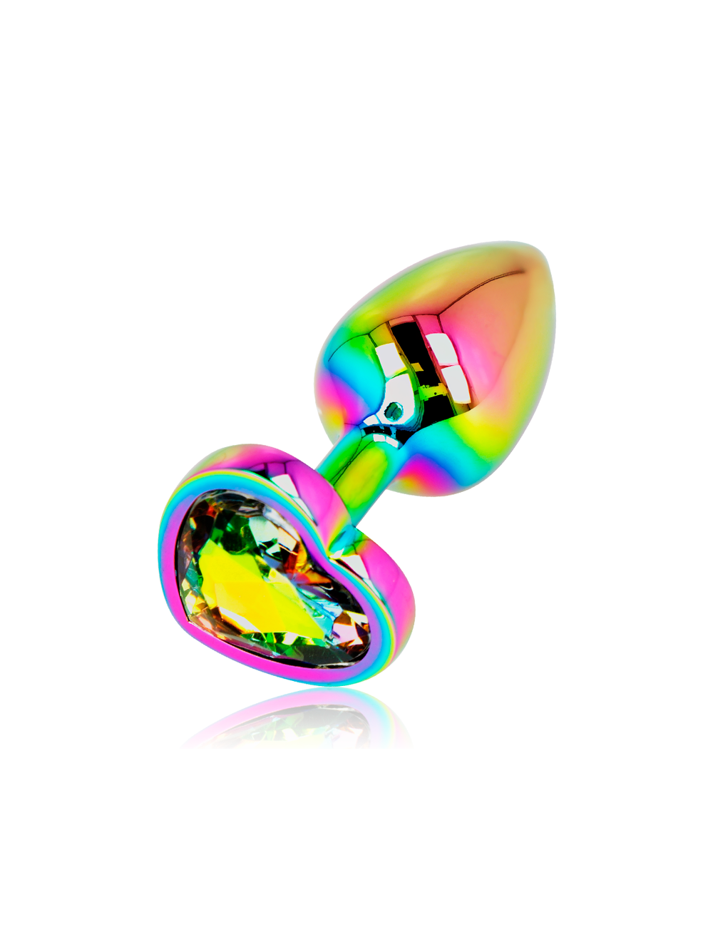 PLUGUE ANAL OHMAMA CORAÇÃO IRIDESCENTE - PEQUENO PLUGUE ANAL OHMAMA CORAÇÃO IRIDESCENTE - PEQUENO