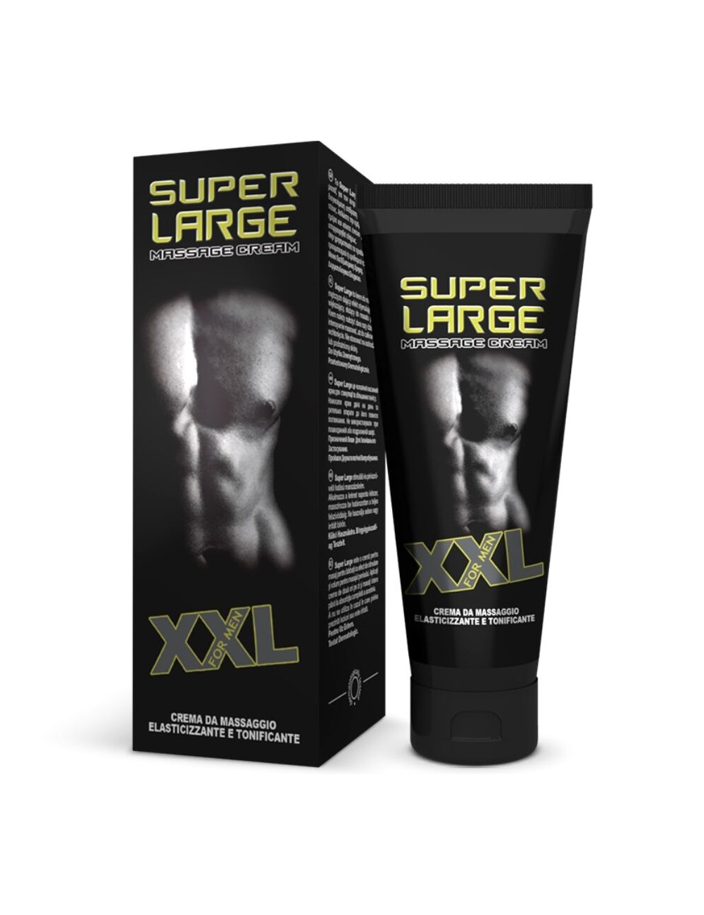 CREME DE MASSAGEM E ELASTIZAÇÃO PARA PÊNIS SUPER LARGE XXL 75 ML