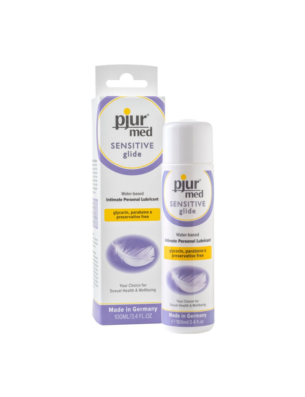 LUBRIFICANTE À BASE DE ÁGUA PJUR MED SENSITIVE GLIDE 100 ML LUBRIFICANTE À BASE DE ÁGUA PJUR MED SENSITIVE GLIDE 100 ML