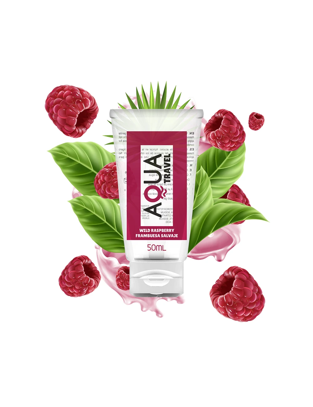 LUBRIFICANTE À BASE DE ÁGUA AQUA TRAVEL SABOR DE FRAMBOESA SELVAGEM - 50 ML LUBRIFICANTE À BASE DE ÁGUA AQUA TRAVEL SABOR DE FRAMBOESA SELVAGEM - 50 ML