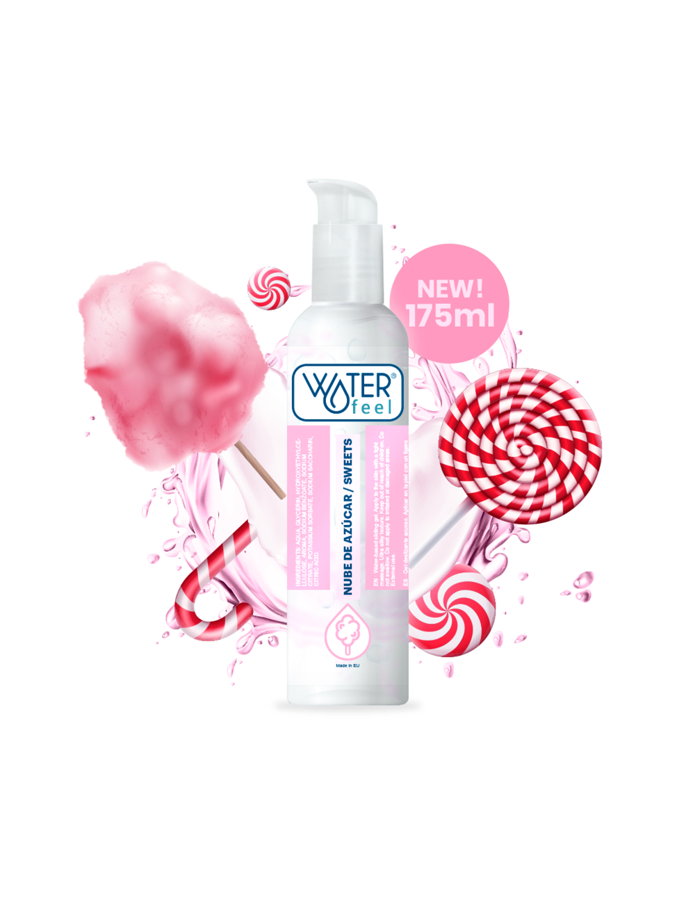 DOCES LUBRIFICANTES À BASE DE ÁGUA WATERFEEL 175 ML DOCES LUBRIFICANTES À BASE DE ÁGUA WATERFEEL 175 ML