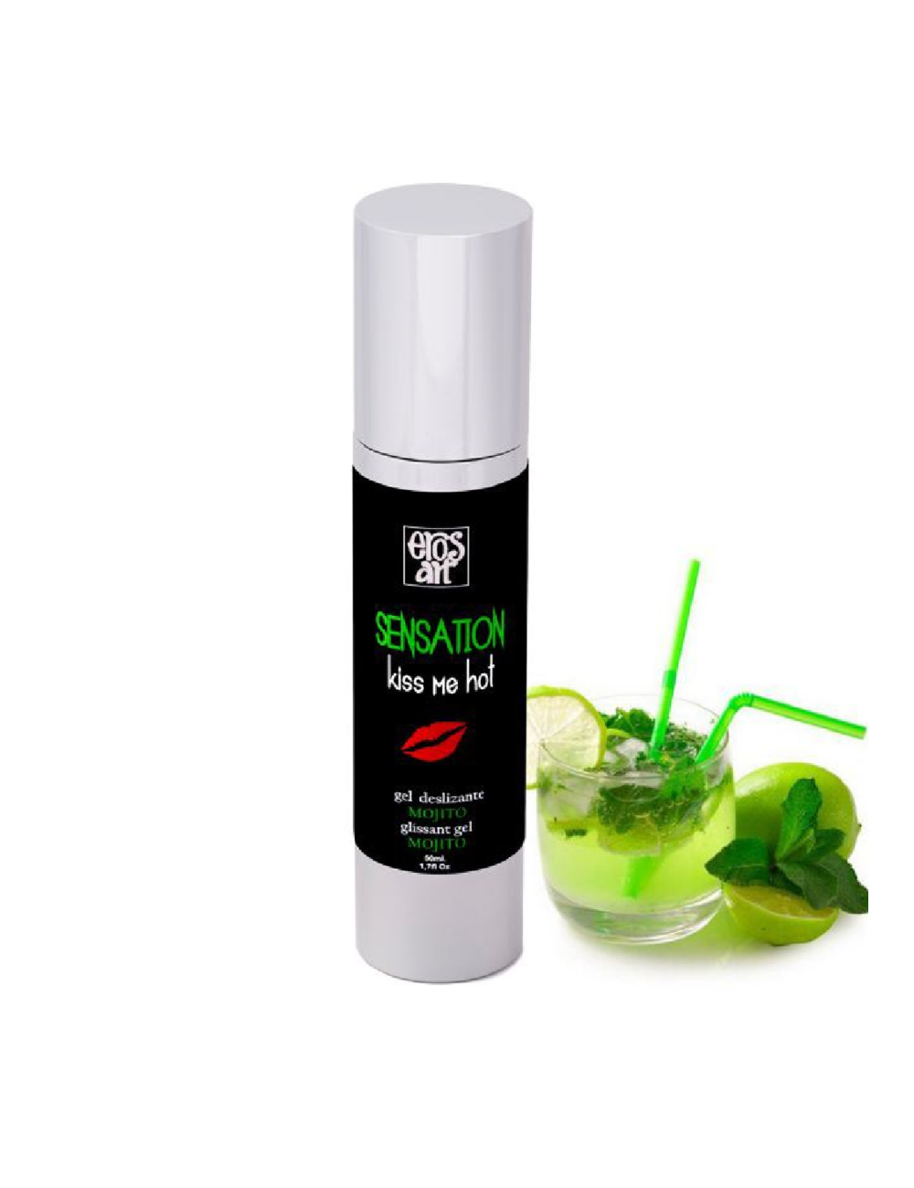 LUBRIFICANTE DE SENSAÇÃO EROS NATURAL MOJITO 50ML LUBRIFICANTE DE SENSAÇÃO EROS NATURAL MOJITO 50ML