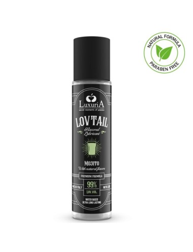 LUBRIFICANTE LOVTAIL À BASE DE ÁGUA LUXURIA - MOJITO 60 ML