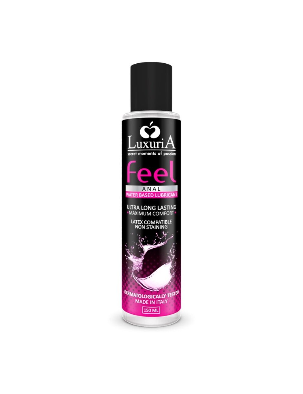 LUXURIA FEEL LUBRIFICANTE À BASE DE ÁGUA ANAL 150 ML LUXURIA FEEL LUBRIFICANTE À BASE DE ÁGUA ANAL 150 ML