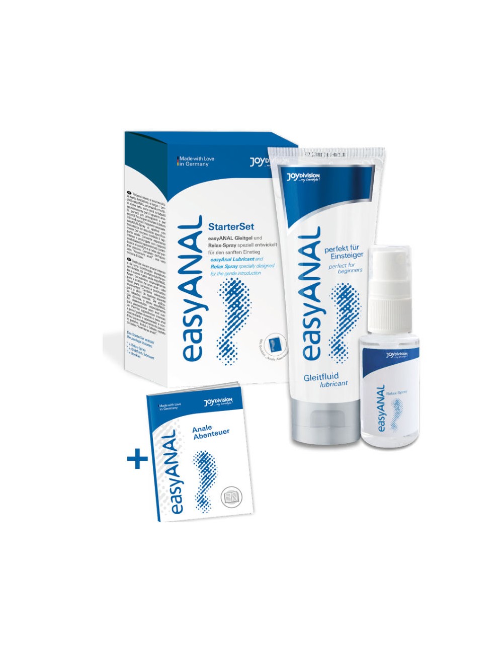 EASY ANAL STARTER SET LUBRIFICANTE + RELAX SPRAY EASY ANAL STARTER SET LUBRIFICANTE + RELAX SPRAY