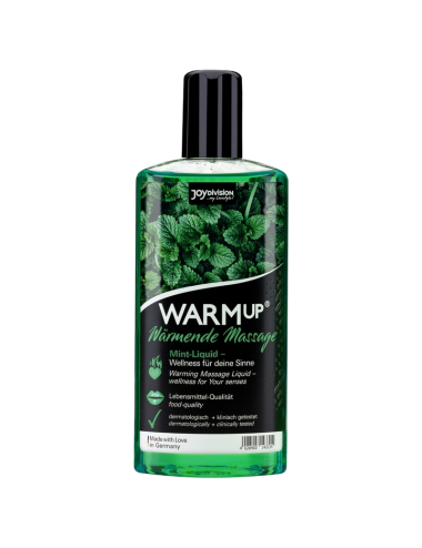 GEL DE MASSAGEM AQUECENTE JOYDIVISION WARMUP - MENTA 150 ML