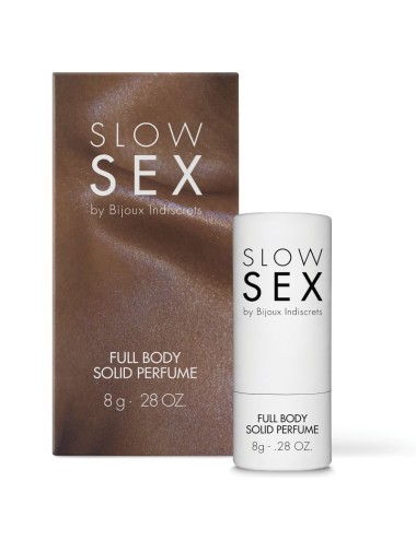 BIJOUX PERFUME SLOW SEX FULL BODY SÓLIDO 8 GR