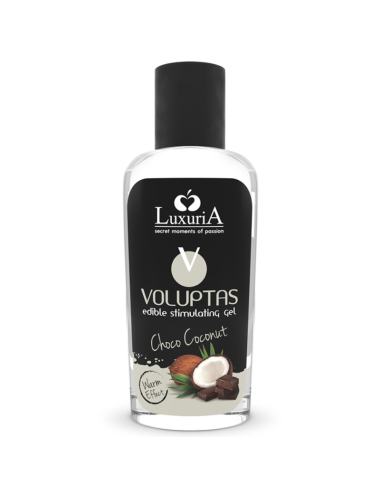 LUXURIA VOLUPTAS GEL DE MASSAGEM COMESTÍVEL EFEITO AQUECENTE - COCO E CREME 100 ML