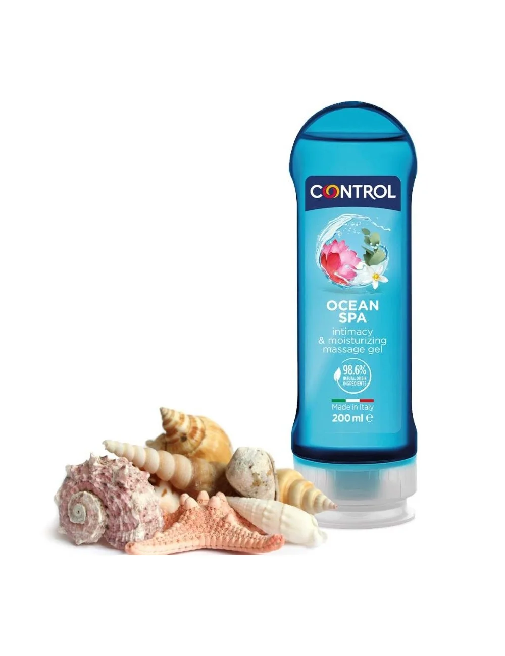 CONTROL 2-1 MASSAGE & PLEASURE MEDITERRANEAN SEA 200ML CONTROL 2-1 MASSAGE & PLEASURE MEDITERRANEAN SEA 200ML
