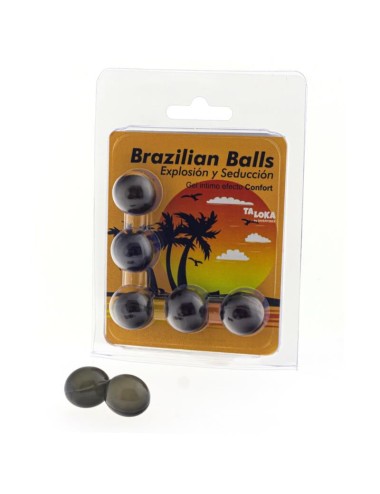 TALOKA - 5 BOLAS BRASILEIRAS EFEITO CONFORTO GEL EXCITANTE