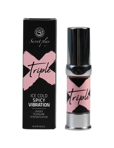 SECRETPLAY TRIPLE X INTENSIFICADOR DE PRAZER UNISEX