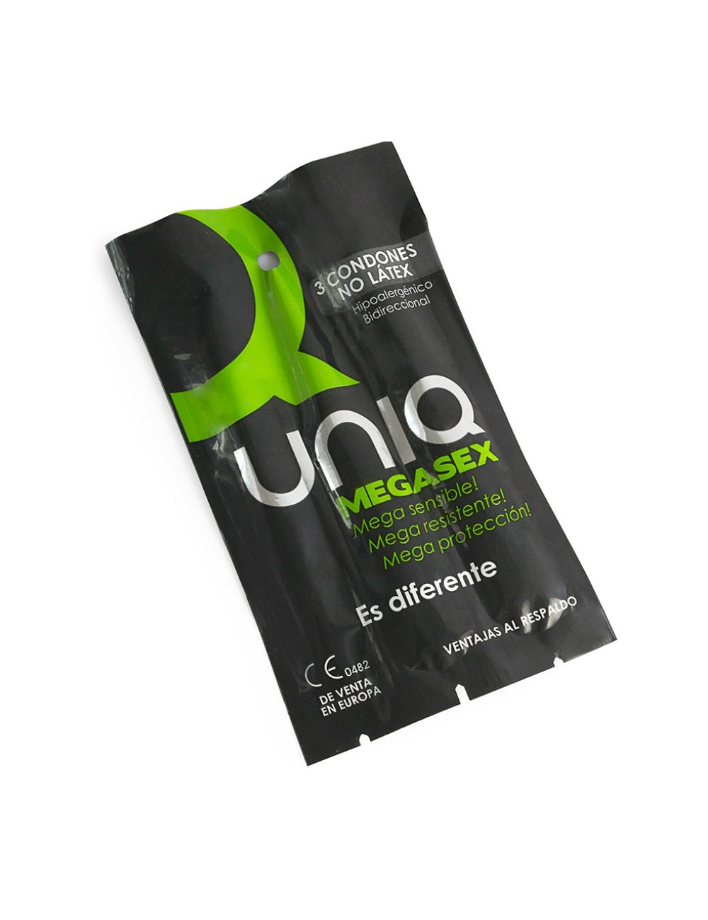 UNIQ MEGASEX LATEX FREE SENSITIVE CONDOMS 3 UNITS