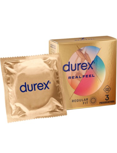 Preservativos DUREX REAL FEEL 3 UDS