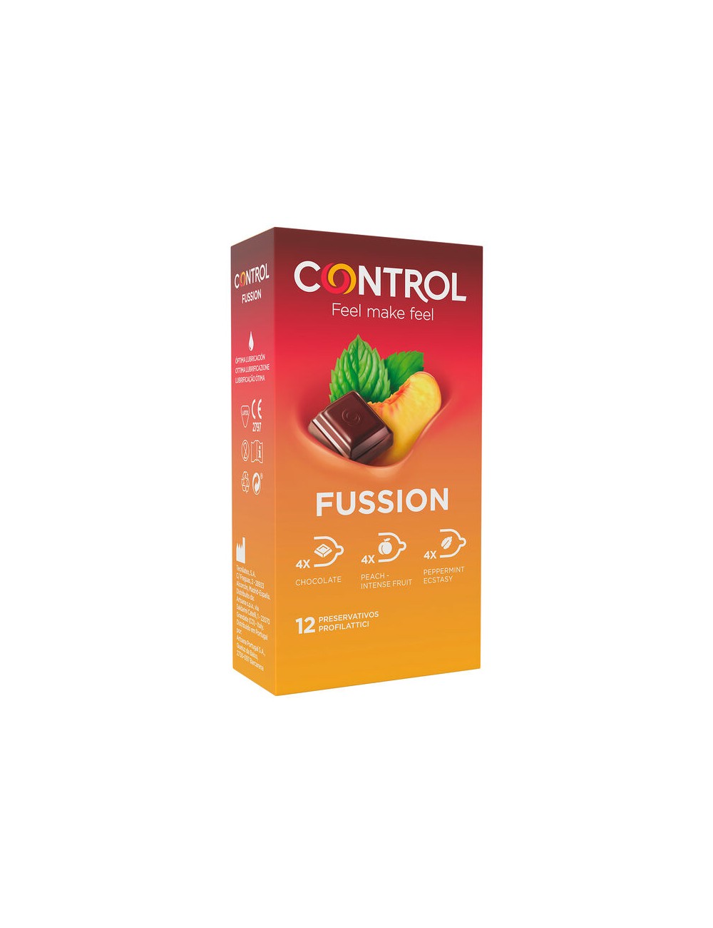 CONTROL FUSSION CONDOMS 12 UNITS