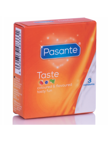ATRAVÉS DE Preservativos SABORES 3 UNIDADES