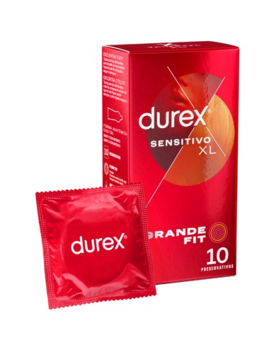 Preservativos DUREX SENSITIVE XL 10 UNIDADES