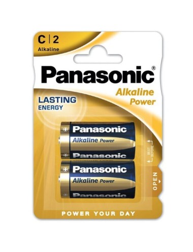 PANASONIC BRONZE BATTERY C LR14 2 UNIDADES