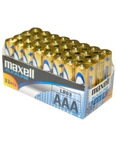 PACK DE BATERIA MAXELL AAA LR03 * 32 UDS