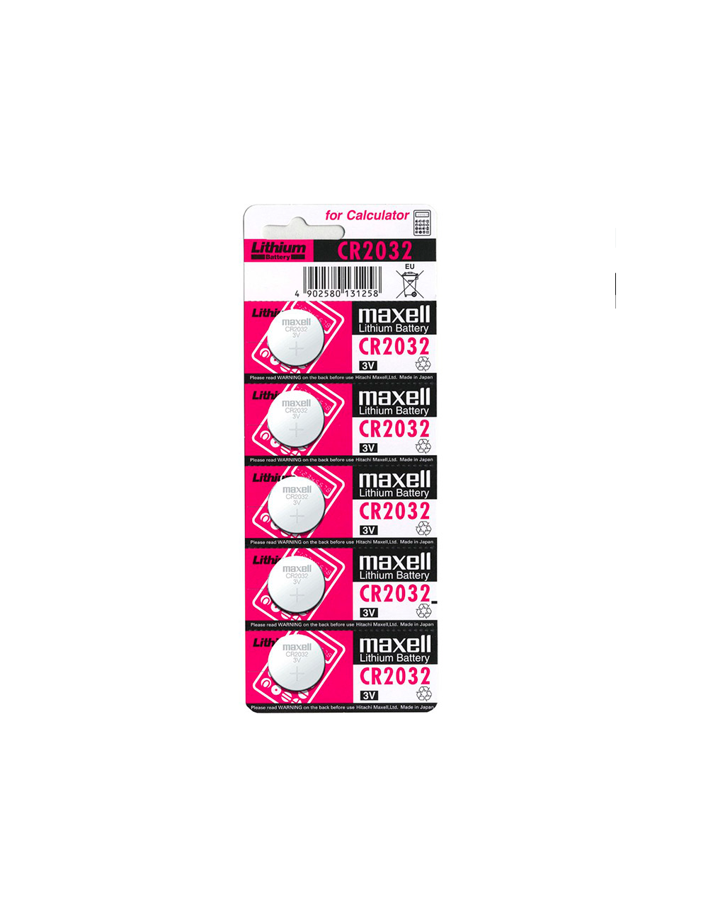 MAXELL BATTERY LITIO CR2032 3V 5UDS MAXELL BATTERY LITIO CR2032 3V 5UDS