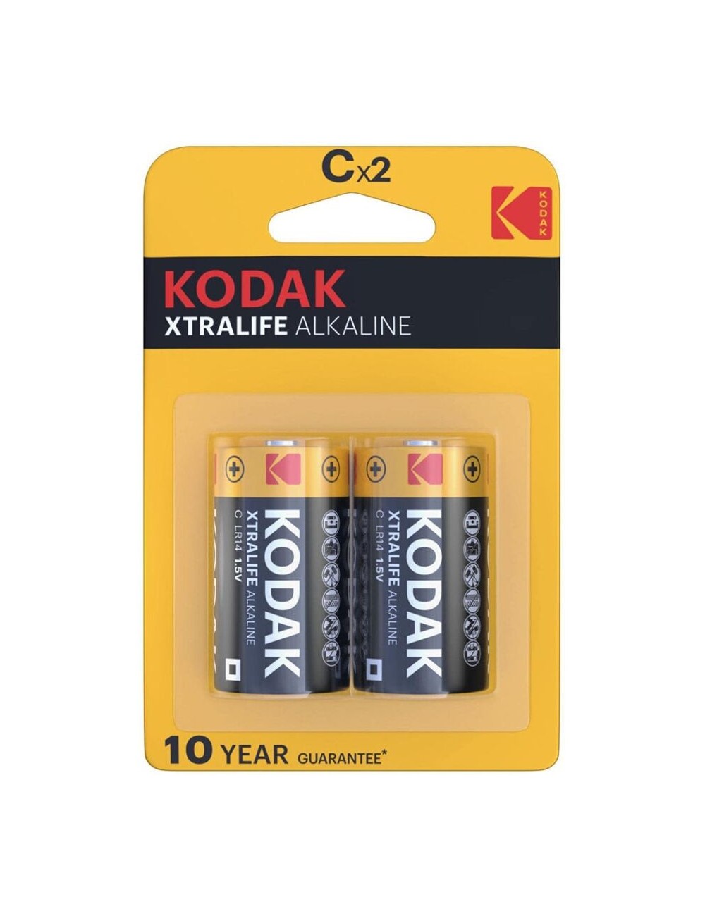 BATERIAS ALCALINAS KODAK XTRALIFE CX 2 UNIDADES