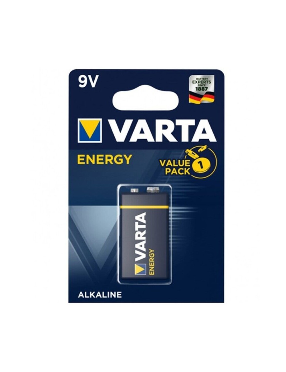 VARTA ENERGY BATTERY 9V LR61 1 UNIT