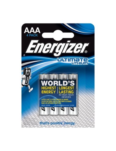 ENERGIZADOR ULTIMATE LITHIUM LITHIUM BATTERY AAA L92 LR03 1