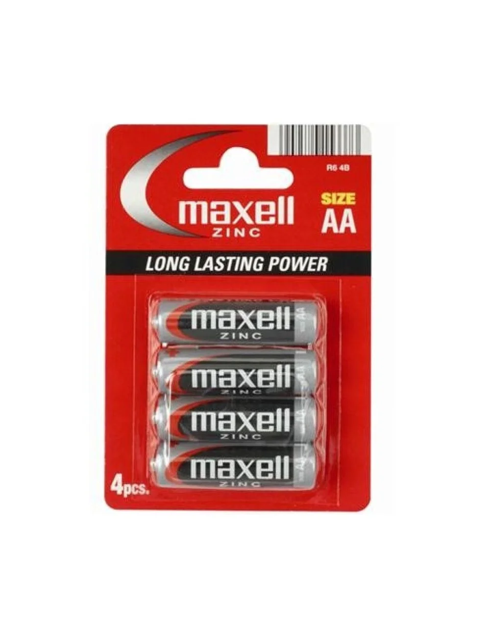 MAXELL PILA SALINA MANGANESO AA R6 BLISTER*4 MAXELL PILA SALINA MANGANESO AA R6 BLISTER*4