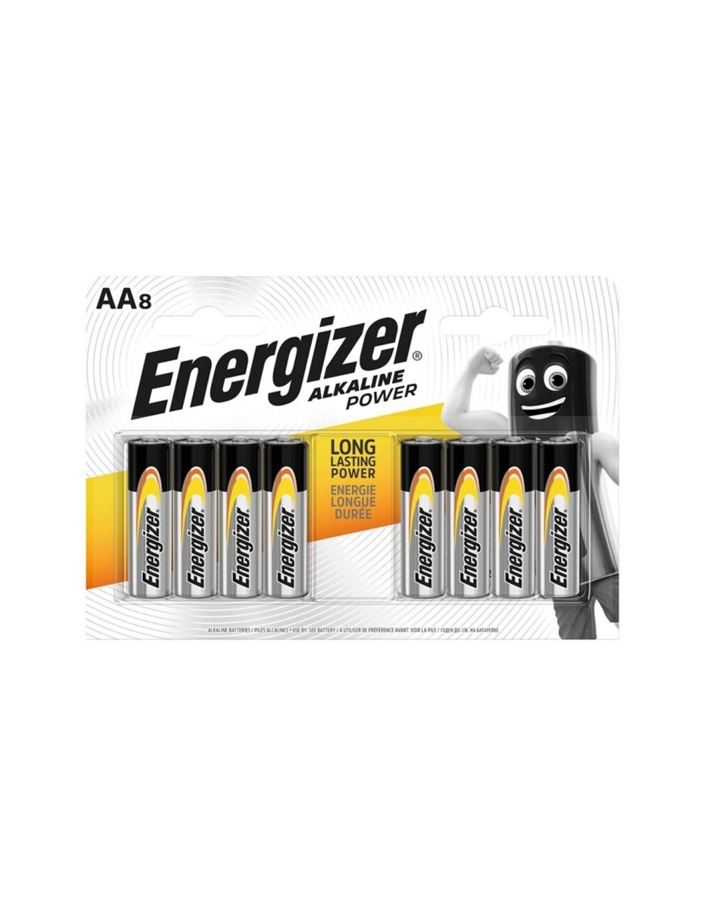 ENERGIZADOR POTÊNCIA BATERIA ALCALINA AA LR6 8 UNIDADE ENERGIZADOR POTÊNCIA BATERIA ALCALINA AA LR6 8 UNIDADE