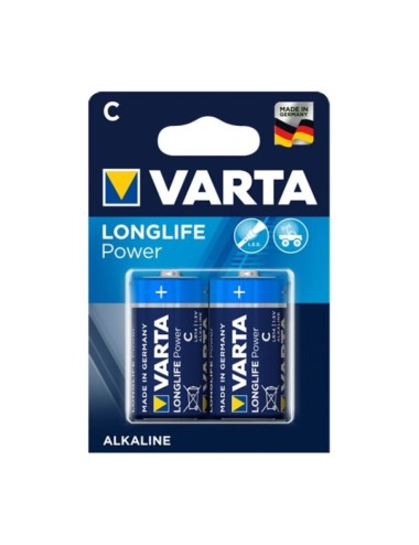 VARTA LONGLIFE POTÊNCIA ALCALINA BATERIA C LR14 2 UNIDADE