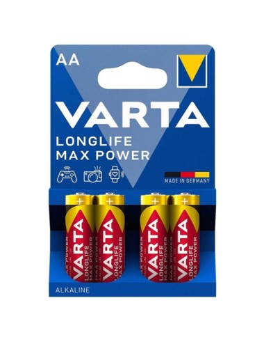 BATERIA ALCALINA VARTA MAX POWER AA LR6 4 UNIDADES