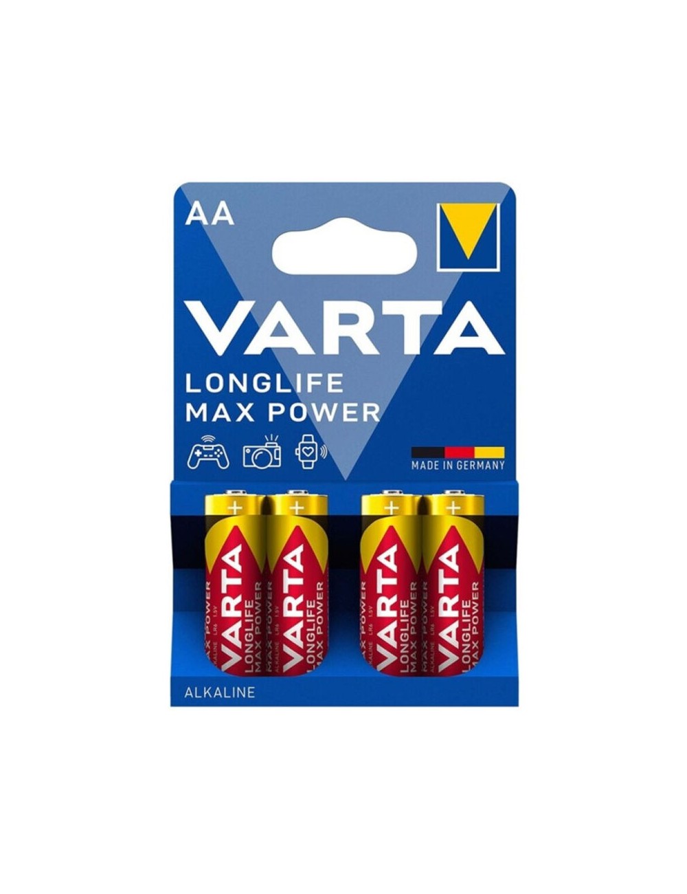 BATERIA ALCALINA VARTA MAX POWER AA LR6 4 UNIDADES