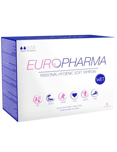 EUROPHARMA TAMPONS AÇÃO TAMPONS 6 UNIDADES