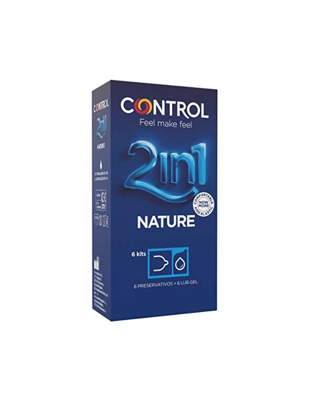 CONTROL DUO NATURA 2-1 PRESERVATIVO + GEL 6 UDS CONTROL DUO NATURA 2-1 PRESERVATIVO + GEL 6 UDS