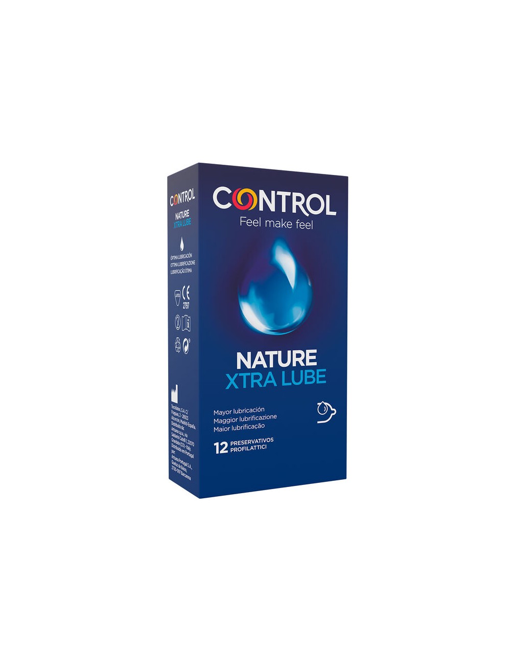 CONTROL ADAPTA NATURE EXTRALUBE CONDOMS 12 UNITS