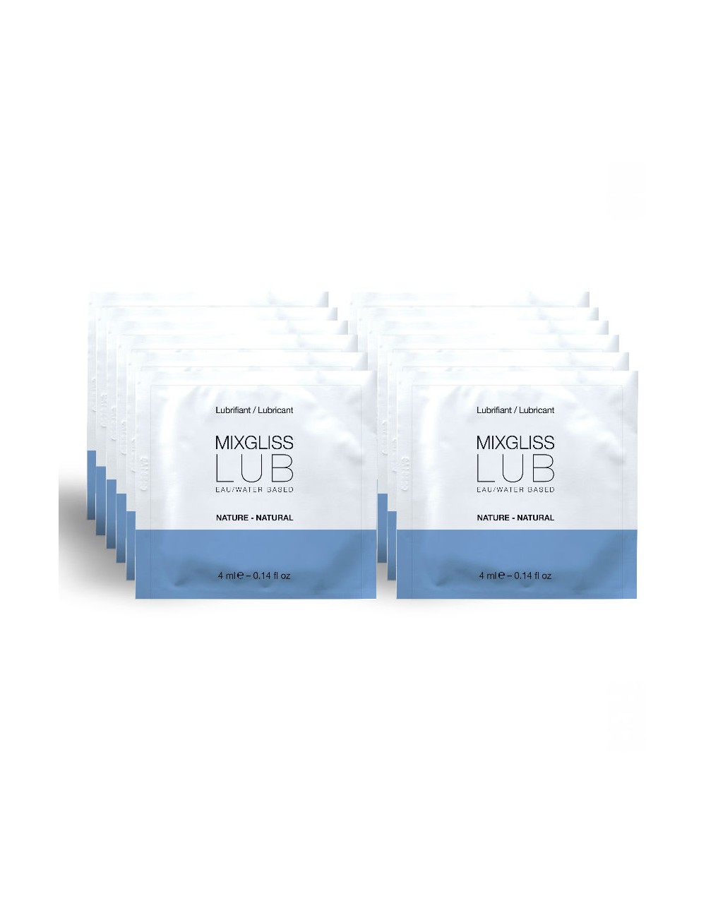 MIXGLISS À BASE DE ÁGUA NATURAL 12 PEÇAS 4 ML MIXGLISS À BASE DE ÁGUA NATURAL 12 PEÇAS 4 ML