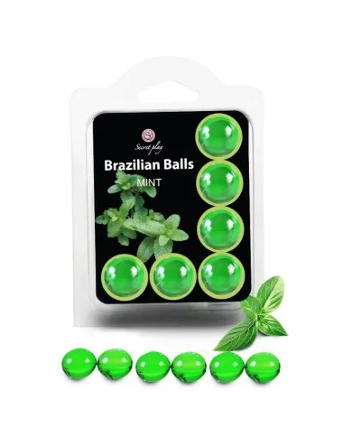 SECRETPLAY CONJUNTO 6 BOLAS BRASILEIRAS MENTA