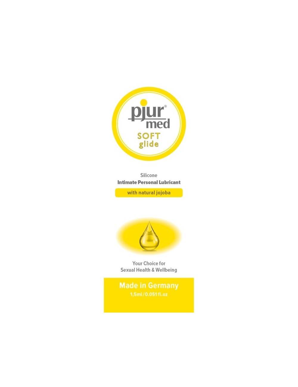 LUBRIFICANTE DE SILICONE PJUR MED SOFT GLIDE 1 LUBRIFICANTE DE SILICONE PJUR MED SOFT GLIDE 1
