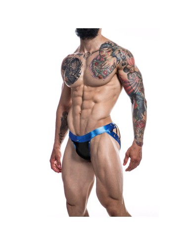 CUT4MEN - JOCKSTRAP DESIRE BLUE COURO XL