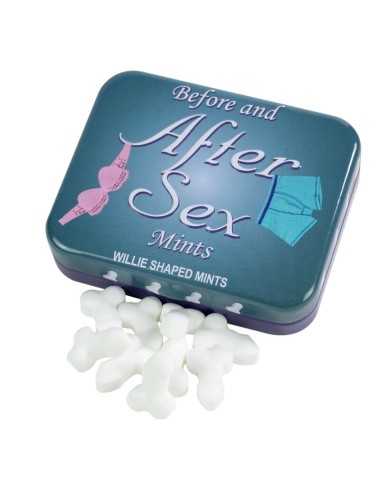 SPENCER & FLEETWOOD BEFORE AND AFTER SEX WILLIE SHAPED MINTS