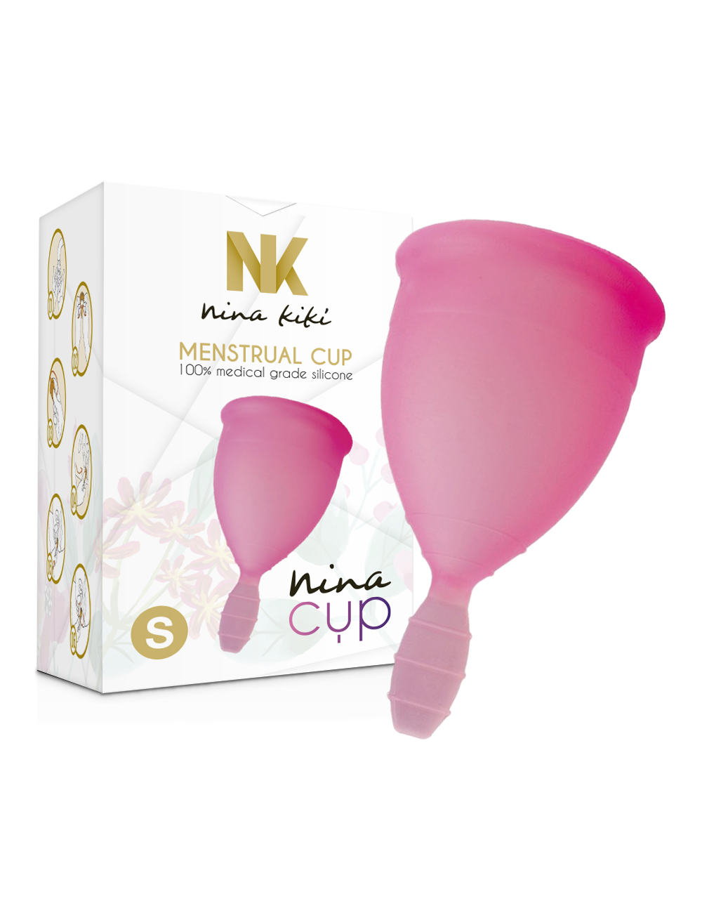 NINA CUP MENSTRUAL CUP TAMANHO ROSA NINA CUP MENSTRUAL CUP TAMANHO ROSA