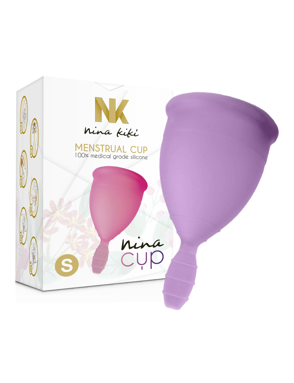 NINA CUP MENSTRUAL CUP SIZE S LILAC NINA CUP MENSTRUAL CUP SIZE S LILAC