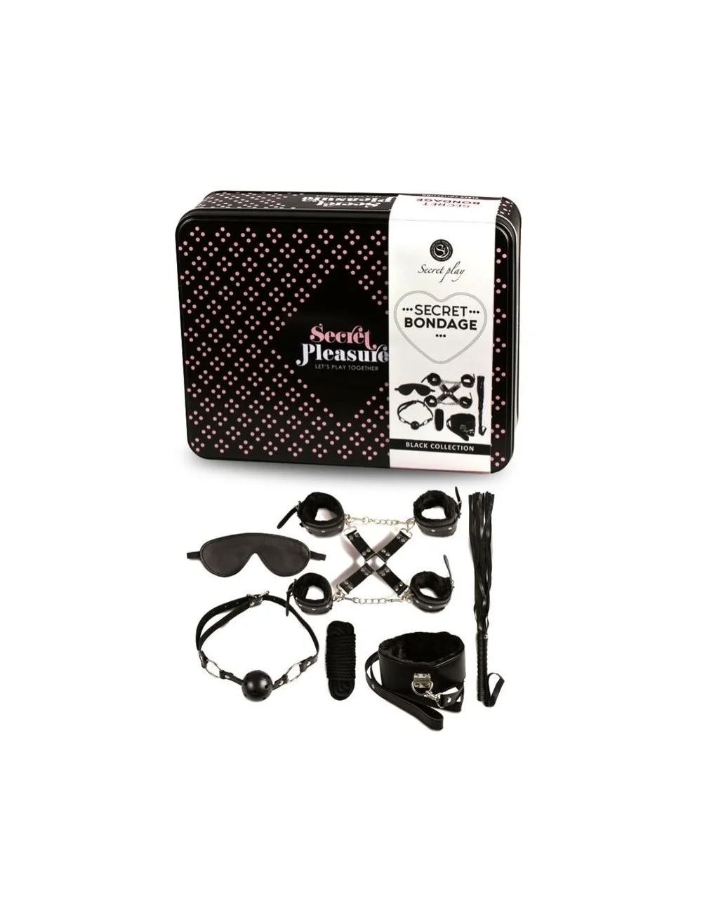 SECRET PLAY BDSM SET 8PCS NEGRO SECRET PLAY BDSM SET 8PCS NEGRO