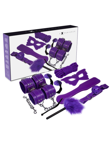 EXPERIÊNCIA BDSM FETISH KIT SÉRIE PURPLE