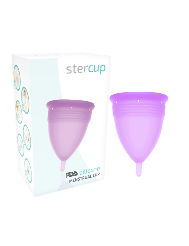 STERCUP MENSTRUAL CUP TAMANHO S COR PURPLE FDA SILICONE