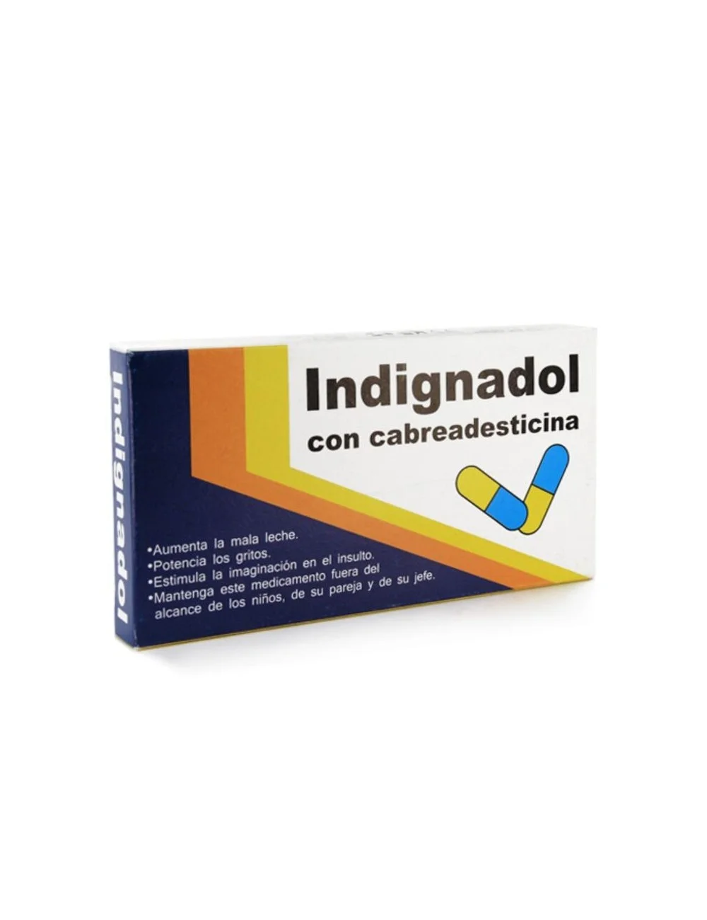 DIABLO PICANTE - CAJA DE MEDICAMENTOS INDIGNADOL
