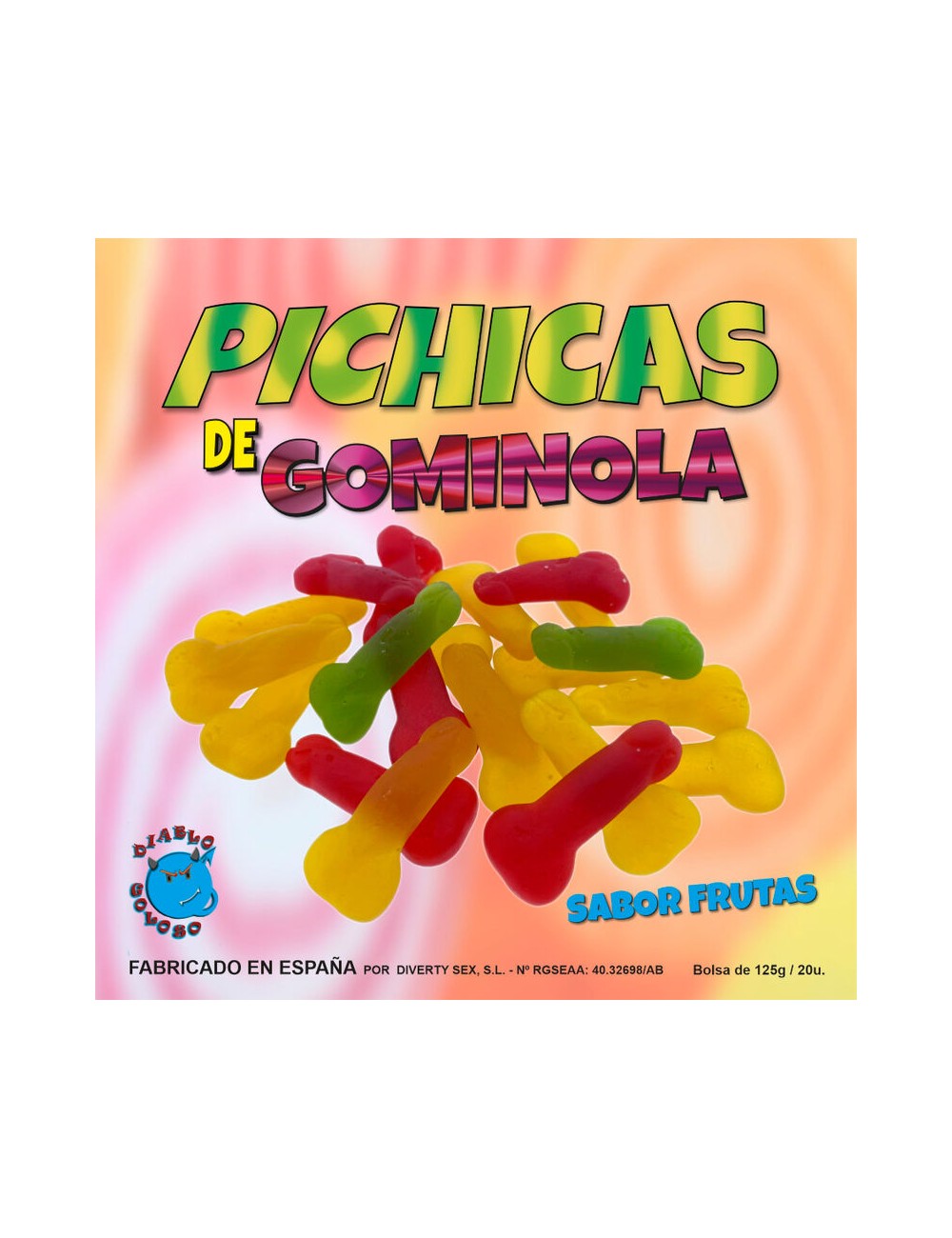 DIABLO PICANTE - GUMMY PENIS FRUITS DIABLO PICANTE - GUMMY PENIS FRUITS