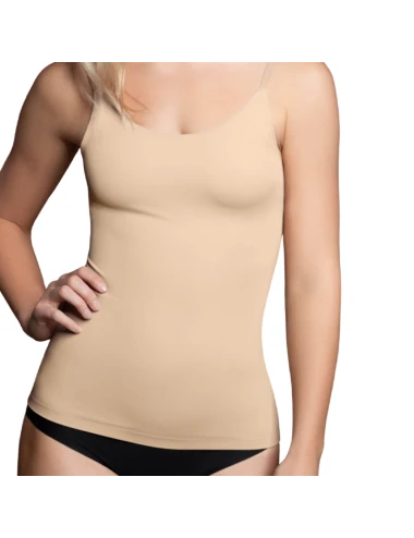 BYE BRA INVISIBLE SINGLET LIGHT CONTROL - BLACK S